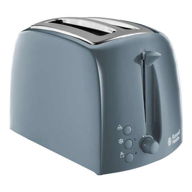 Russell Hobbs Textures 2 Slice Toaster, 21641, Black