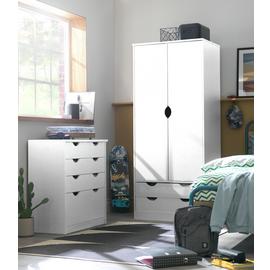 Habitat Kids Pagnell 2 Piece 2 Door Wardrobe Set