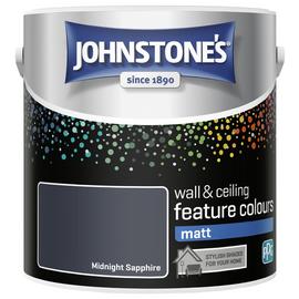 Johnstone's - Feature Wall Matt - Midnight Sapphire - 2.5L