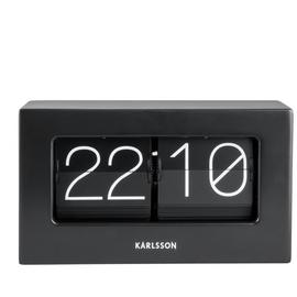 Karlsson Table Boxed Flip Clock - Black