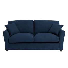 Argos Home Aleeza Fabric 3 Seater Sofa - Navy