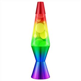 Lava 14.5in Rainbow Lava Lamp - Blue and Red