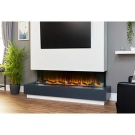 Adam Sahara Media 2kW 61 Inch Electric Wall Fire