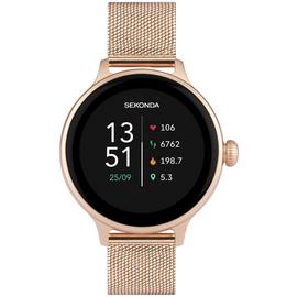 Sekonda Connect Rose Gold Mesh Strap Calling Smart Watch