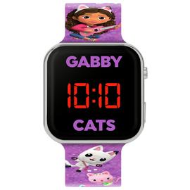 Gabby's Dollhouse Purple Strap LED Watch