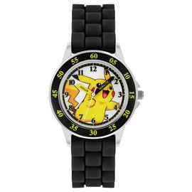 Pokemon Black Time Teacher Strap Watch