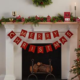 Ginger Ray Flag Merry Christmas Bunting Decoration