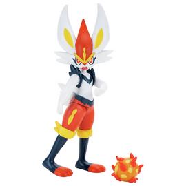 Pokémon 4.5' Cinderace Battle Feature Figure