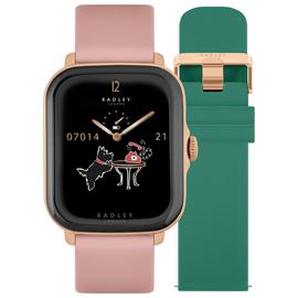 Radley Series 20 Pink and Green Strap Smart Watch Set