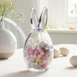 Argos Home Bunny Glass Jar Easter Decoration
