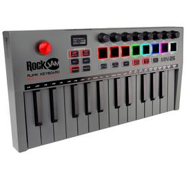 RockJam 25 Key USB & BT Wireless MIDI Keyboard Controller