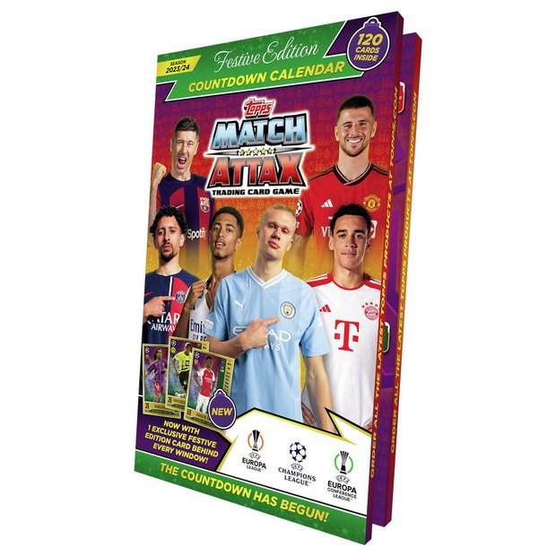 Buy Match Attax 2023 24 Countdown Advent Calendar Trading cards