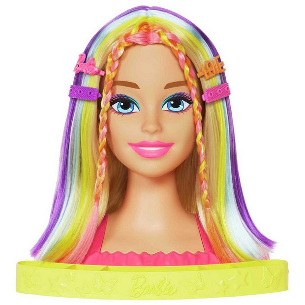 Buy Barbie Totally Hair Colour Change Styling Head & Accessories, Dolls