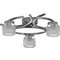 Argos Home Ebury 3 Light Ceiling Fitting - Chrome
