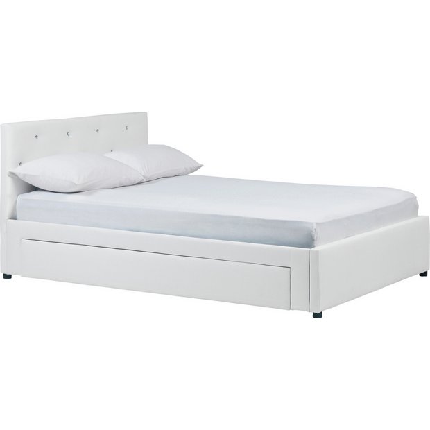 Buy Hygena Imelda Small Double 1 Drawer Bed Frame White at Argos.co.uk Your Online Shop for