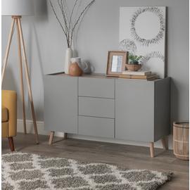 Habitat Skandi 2 Door 3 Drawer Sideboard