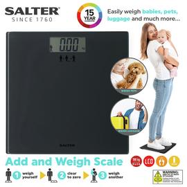 Salter Add Weigh Scale - Grey