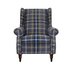 Argos Home Argyll Fabric High Back ChairBlue & Yellow