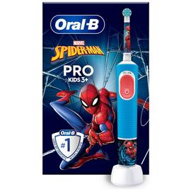 Oral-B Spiderman Kids Electric Toothbrush - Blue