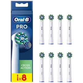 Oral-B Pro Cross Action Toothbrush Heads - 8 Pack