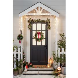 Argos Home Traditional Red Berries Christmas Wreath