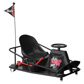 Razor Crazy Cart XL Electric Go Kart for Adults - Black