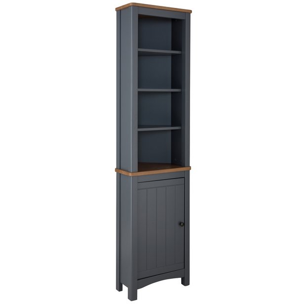 Buy Argos Home Bournemouth Corner Display Cabinet Dark Grey