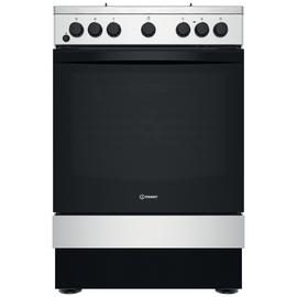 Indesit IS67G5PHX/UK 60cm Dual Fuel Cooker - S/Steel