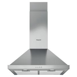 Hotpoint PHPN6.5 FLMX 60cm Chimney Cooker Hood - S/Steel