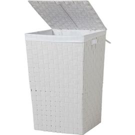 Argos Home 60 Litre Yarn Laundry Bin - White