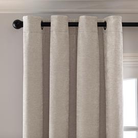 Habitat Plain Chenille Blackout Lined Thermal Curtain