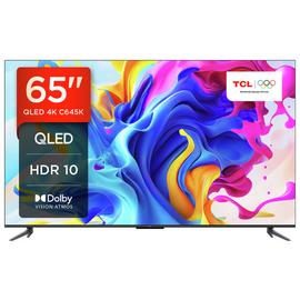 TCL 65 Inch 65C645K Smart 4K Ultra HD HDR QLED Android TV