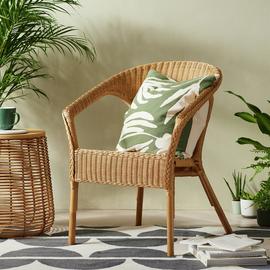 Habitat Abby Rattan Chair - Natural