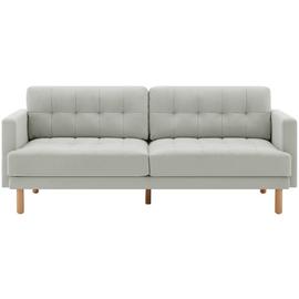 Habitat Newell Fabric 3 Seater Sofa - Light Grey