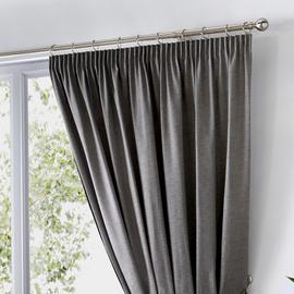 Fusion Dijon Blackout Thermal Lined Curtains - Blush Pink
