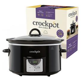 Crockpot 3.5L Digital Slow Cooker - Black
