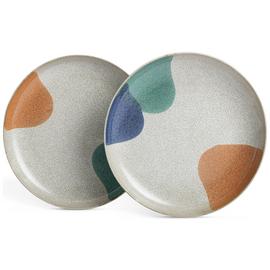 Habitat 60 Recast Set of 4 Stoneware Dinner Plates