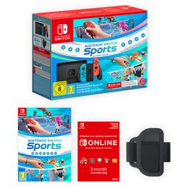 Nintendo Switch Neon Console & Nintendo Switch Sports Bundle