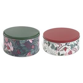 Argos Home Robin Pack of 2 Cake Tin - Floral
