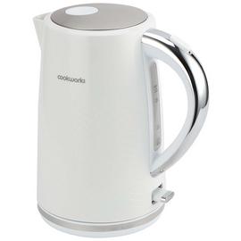 Cookworks Textures Selcey Kettle - White