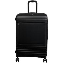 IT Hard Medium Size Expandable 8 Wheel Suitcase - Black