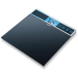 Beurer GS39 Talking Glass Digital Bathroom Scales - Silver