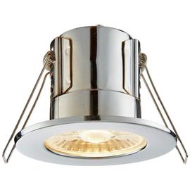 Camber Lighting Guard Steel LED Bathroom Downlighter- Chrome