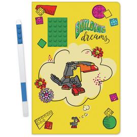 LEGO 2.0  A5 192 Pages Ruled Dreams Journal With Gel Pen