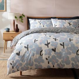 Habitat Cotton Paper Cut Floral Bedding Set - Single