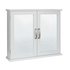 Argos Home Tongue & Groove Mirrored CabinetWhite