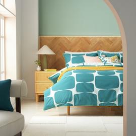 Habitat x Scion Cotton Lohko Teal Bedding Set