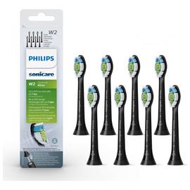 Philips Sonicare W2 Optimal White Brush Head - Black 8 Pack