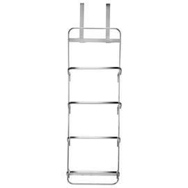 Croydex Hook Over Door Towel Rack - Chrome