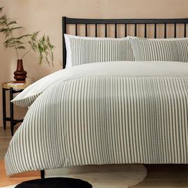 Habitat Textured Waffle Bedding Set - King size